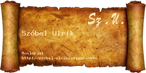 Szóbel Ulrik névjegykártya